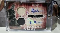 1/1 Topps The Walking Dead Negan Darryl Dual Auto AND Wardrobe Relic One of One
