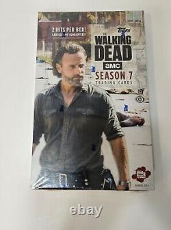 1 2017 TOPPS WALKING DEAD SEASON 7 Sealed Hobby Box