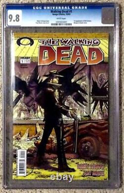 2003 The Walking Dead #1 BLACK MATURE RETIRED LABEL CGC 9.8 Est 2,000 Prints