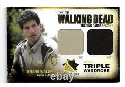 2012 Cryptozoic The Walking Dead Season 2 OM15 Shane Walsh Triple Wardrobe