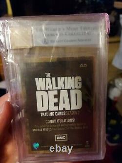 2012 The Walking Dead Season 2 #A5 Norman Reedus Auto