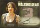 2014 Walking Dead Season 3 Autograph Wardrobe Variant Am2 Lauren Cohan 1/1 Tag