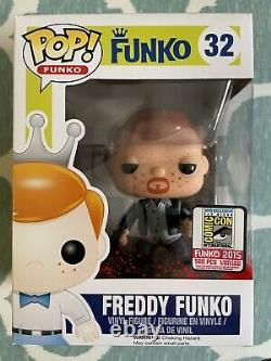 2015 SDCC Funko Pop Freddy Funko #32 as Daryl Dixon Bloody LE 500 pcs Vaulted