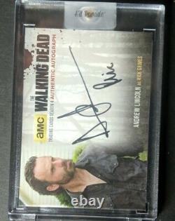 2016 Cryptozoic The Walking Dead Season 4 Trading Card Signed By Andrew Lincoln