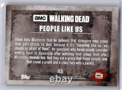 2016 Topps The Walking Dead #63 People Like Us Red 1/1