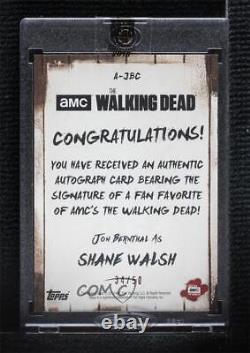 2018 The Walking Dead Collection Rust 34/50 Jon Bernthal Shane Walsh Auto 10so