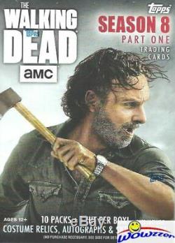 2018 Topps AMC The Walking Dead Season 8 Sealed 16 Box Blaster CASE-16 HIT