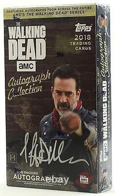 2018 Topps Walking Dead Autograph Collection Hobby Box (FACTORY SEALED)
