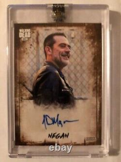 2018 Topps Walking Dead Autograph Collection Jeffrey Dean Morgan As Negan #10/25