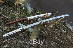 27 Blade Deluxe Edition The Walking Dead Michonne Sword Katana With Wall Mount