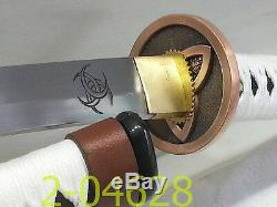 41inch Walking Dead Samurai Sword-Michonne's Katana 1095 Steel Battle Ready#076