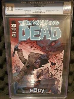 (8) Walking Dead #100 Variations 1st Negan & Lucille Death of Glenn CGC 9.8