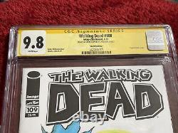 9.8 CGC SS Walking Dead #109 RICK & MORTY ZOMBIE SKETCH By Steve Lydic