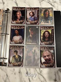 AMC Walking Dead Topps Trading Cards Binder