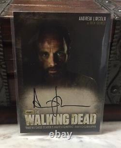 Andrew Lincoln Rick Grimes 2013 Cryptozoic The Walking Dead autograph card A1 S3