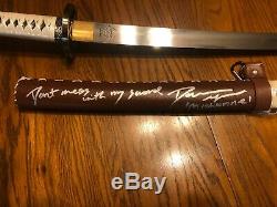 Autographed The Walking Dead Michonne Replica Katana Sword