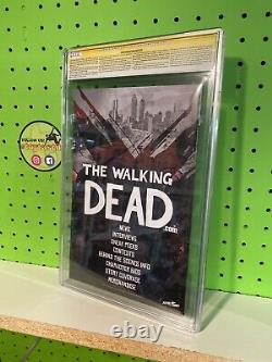 CGC SS 9.6 The Walking Dead #1 Signed by Andrew Lincoln Rick Auto Wizard Variant