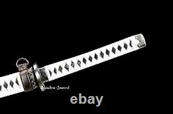 CLAY TEMPERED T10 STEEL Walking Dead Sword-Michonne's Katana Zombie Killer Blade