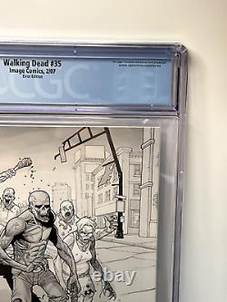 Cgc 9.8 The Walking Dead #35 Error Edition Variant 2007 Image Comics Top Pop