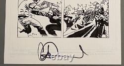 Charlie Adlard / The Walking Dead #114p5 Original Comic Art Megan vs Jesus TWD