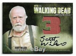 Cryptozoic The Walking Dead Season 3 Part 1 & 2 Autograph Wardrobe Complete Set