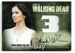 Cryptozoic The Walking Dead Season 3 Part 1 & 2 Autograph Wardrobe Complete Set