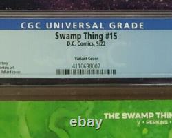DC-The Swamp Thing #15 CGC 9.8 The Walking Dead Artist Charlie Adlard Cover 2022