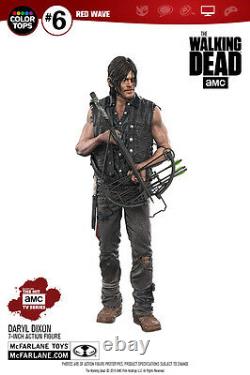 Daryl Dixon The Walking Dead Color Tops #6 Red Wave 18 cm Figur McFarlane