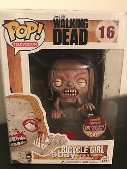 FUNKO POP The WALKING DEAD BLOODY PX Limited edition BICYCLE GIRL #16 1000 pcs