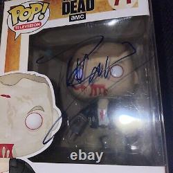 Funko POP! Walking Dead # 71 Zombie Merle Signed Michael Rooker Beckett Vaulted