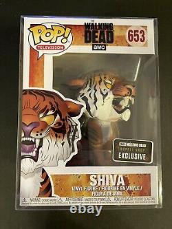 Funko Pop! TV Walking Dead Shiva #653 Supply Drop Exclusive with Soft Case