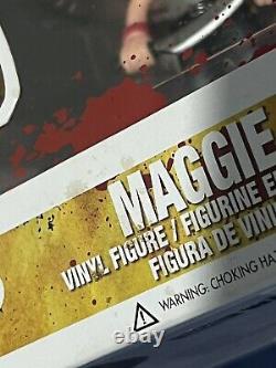 Funko Pop Television MAGGIE #98 RARE The Walking Dead Bloody Gemini Exclusive