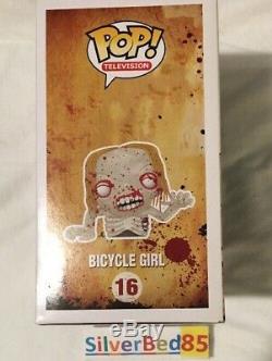 Funko Pop The Walking Dead Bicycle Girl Bloody #16 PX Previews Exclusive Rare
