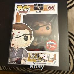 Funko Pop The Walking Dead Bloody The Governor #66 Fugitive Exclusive Twd