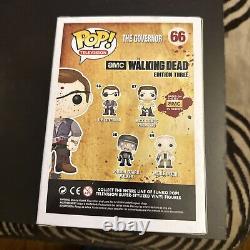 Funko Pop The Walking Dead Bloody The Governor #66 Fugitive Exclusive Twd