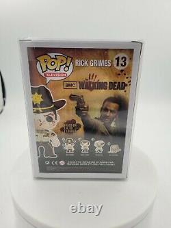 Funko Pop! The Walking Dead Rick Grimes 13 Bloody Harrison's NYCC Only 3000 Made
