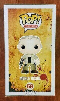 Funko Pop! Tv The Walking Dead Merle Dixon #69 With Hard Pop Protector Case