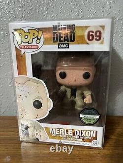 Funko Pop Walking Dead Bloody Merle Dixon #69 Con Exclusive