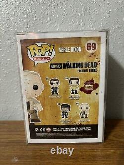 Funko Pop Walking Dead Bloody Merle Dixon #69 Con Exclusive