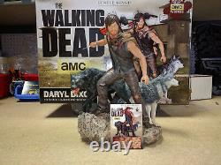 Gentle Giant Walking Dead Daryl Dixon & the Wolves Exclusive Statue Signed C. O. A