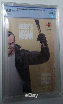 HERE'S NEGAN Image Comics Ltd. 500 The Walking Dead Blind Box 25th 9.8 CBCS CGC