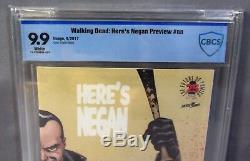 HERE'S NEGAN PREVIEW #1 (Image Blind Box 1500) CBCS 9.9 Mint Walking Dead cgc