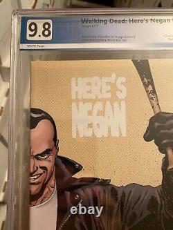 HERE'S NEGAN PREVIEW 1 Image Blind Box PGX (Not CGC) 9.8 NM/MT Walking Dead! WOW