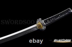 Handmade Walking Dead Sword Japanese Samurai Katana T10 Steel Clay Tempering