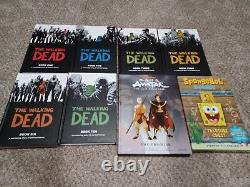 Hard Cover Comic Lot Walking Dead, Avatar, Spongebob