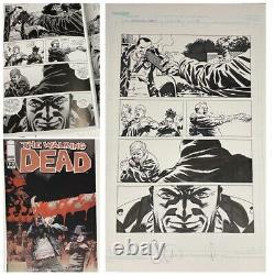 Heres NEGAN! The Walking Dead #112p. 18, SIGNED OG Art By Charlie Adlard