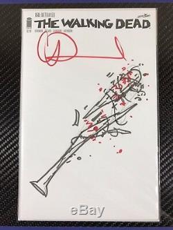 Image The Walking Dead #150 Variant Signed By Charlie Adlard With Lucille Sketch