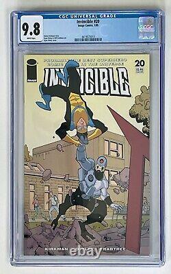 Invincible #20 CGC 9.8 (Image, 2004) Kirkman (Walking Dead) & Ottley