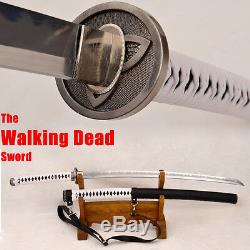 Japanese Samurai Katana Walking Dead Zombie Michonne's Sword Kobuse Blade Sharp