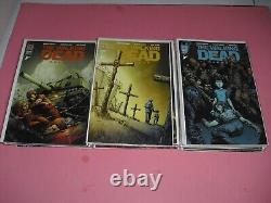 Lot 36 Walking Dead Deluxe Finch variant set ranging 1-50 NM! Image 2 3 4 5 6 7